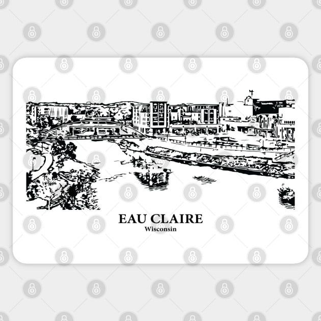 Eau Claire - Wisconsin Sticker by Lakeric
